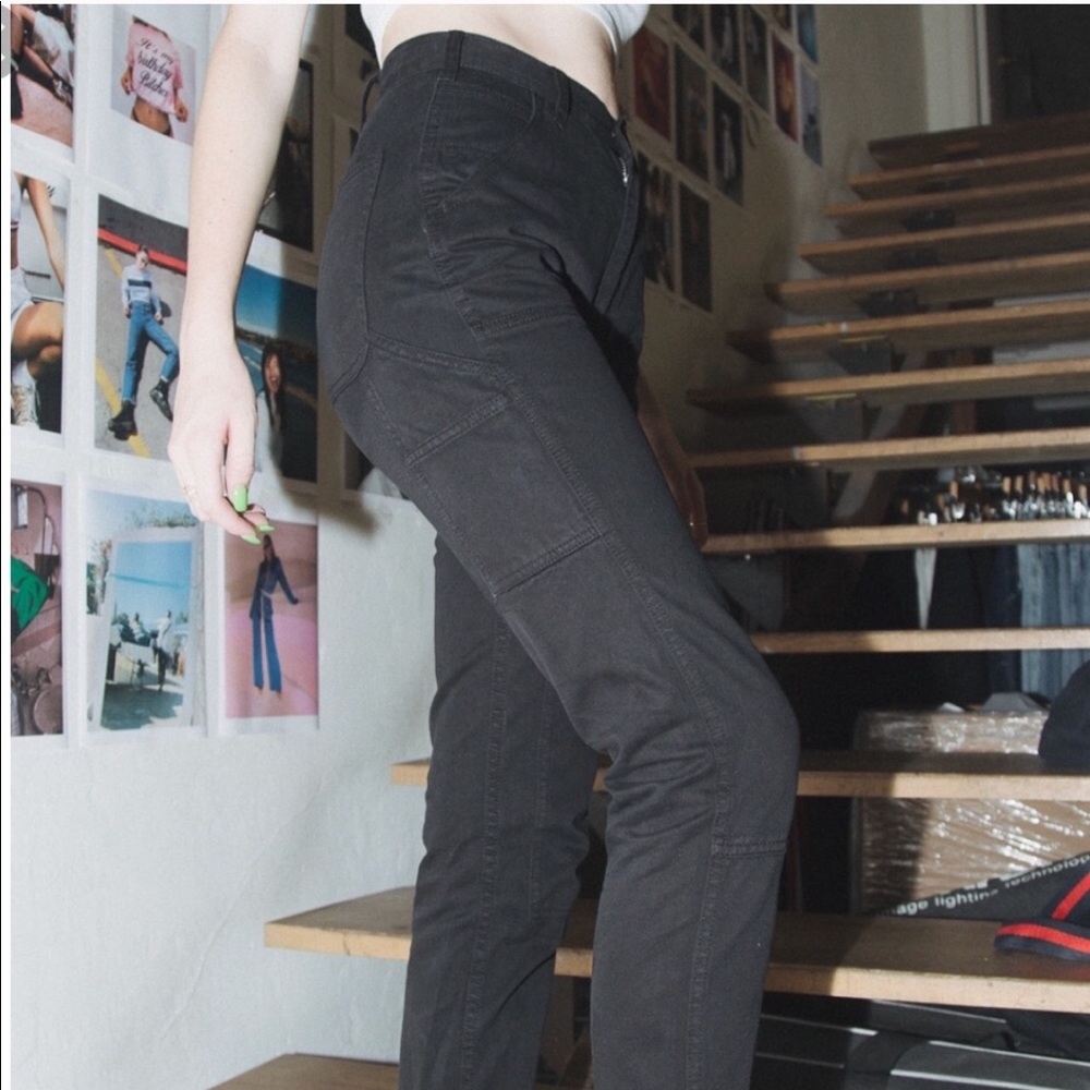 ISO BRANDY JANE CARGO BLACK PANTS
